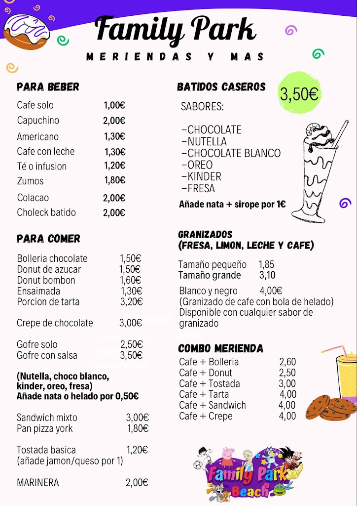 FAMILY PARK BEACH — Carta