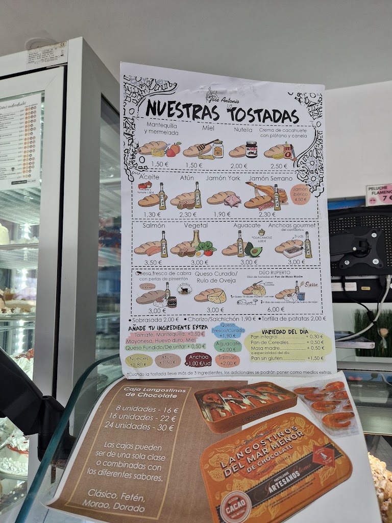 Panaderia Jose Antonio - Lo Pagan — Carta