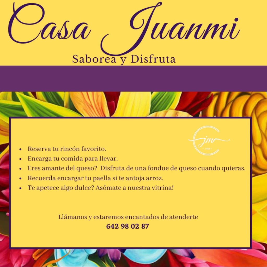 Casa Juanmi — Carta