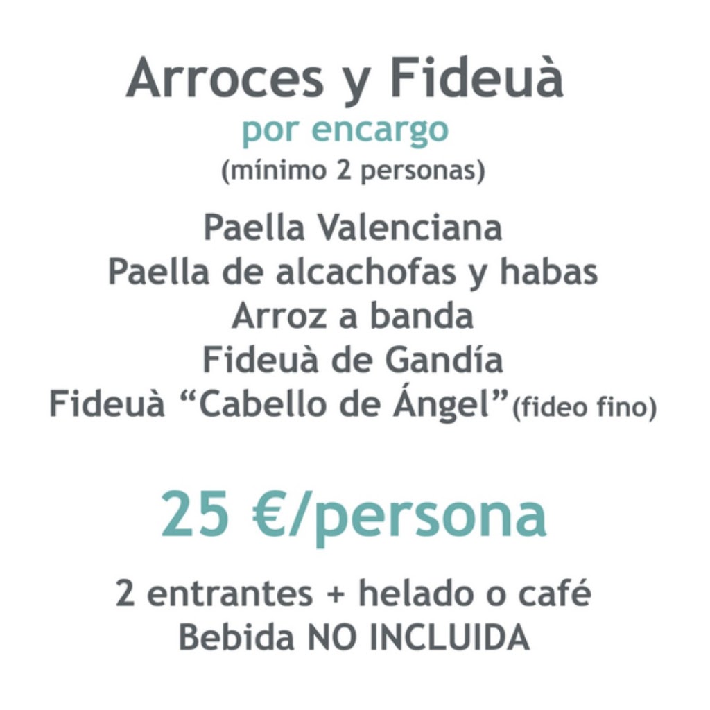 Chiringuito Budha Beach — Carta