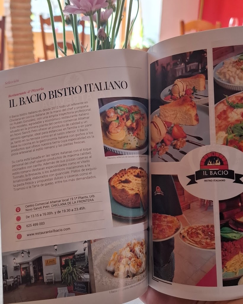 Pizzeria Artesanal Il Bacio — Carta