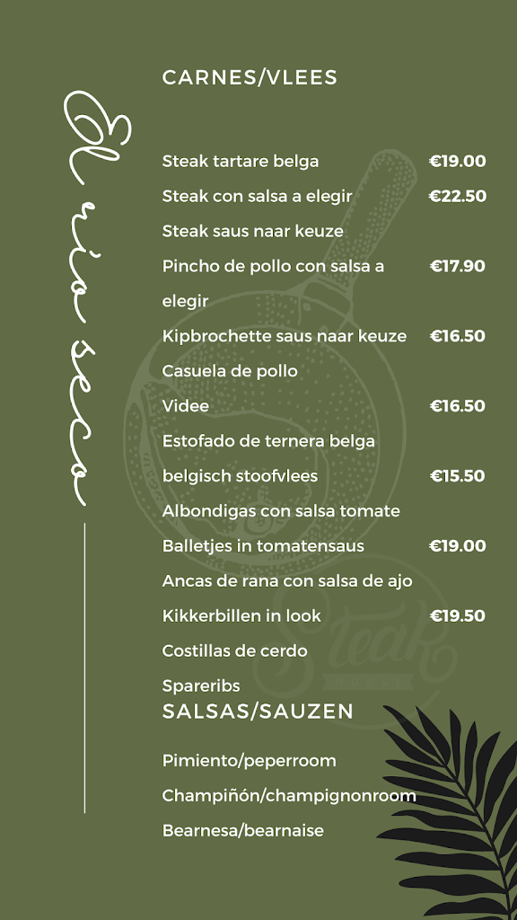 El Rio Seco calpe — Carta