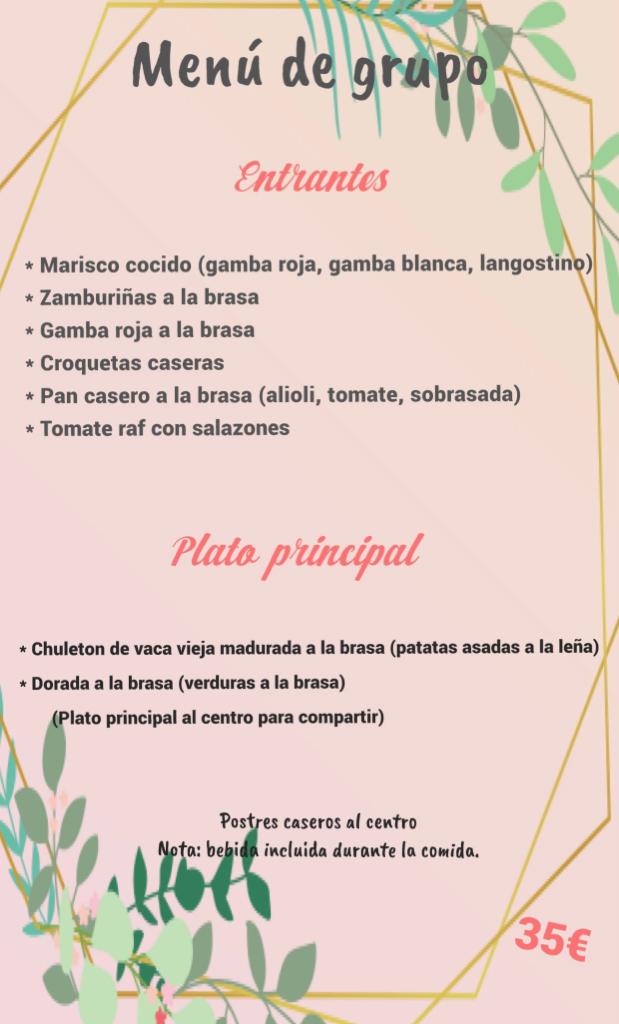 La Taperia Braseria - Placa de les Flors, 17 — Carta