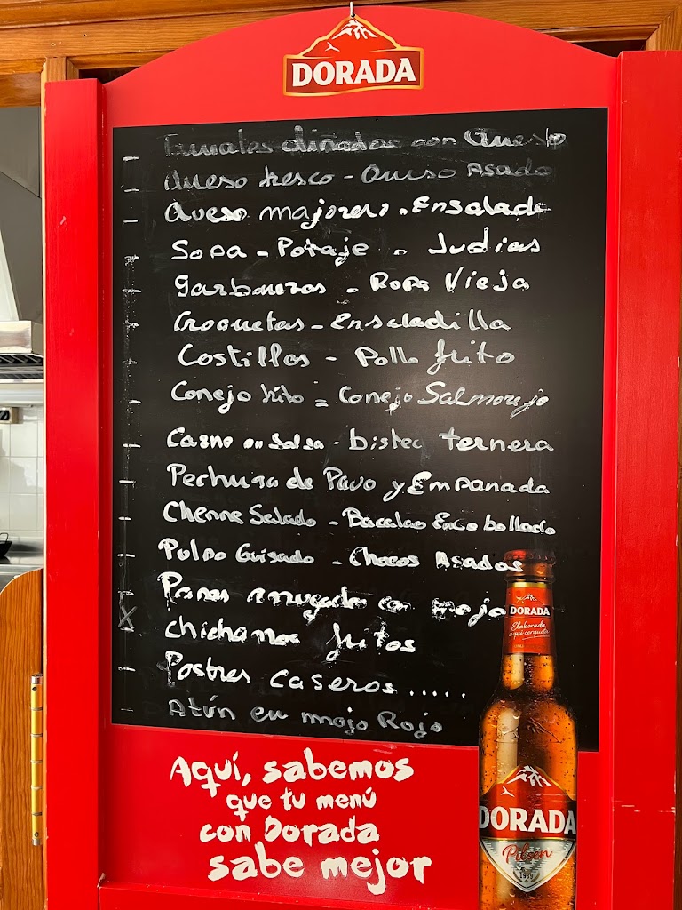 Restaurante La Barraca — Carta