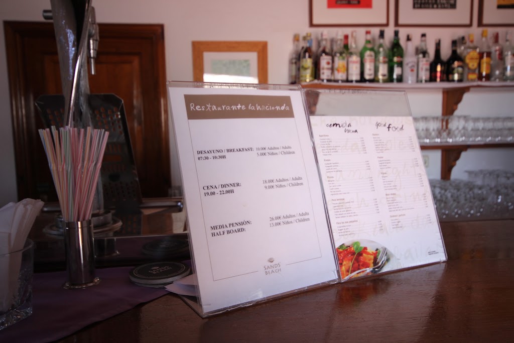 Restaurant La Hacienda — Carta