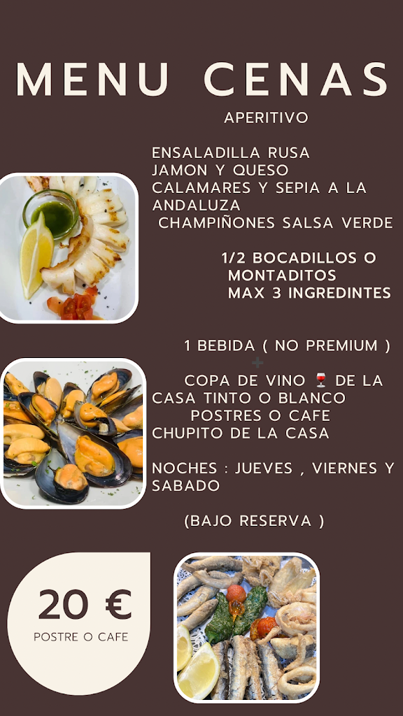 Casa Jose — Carta