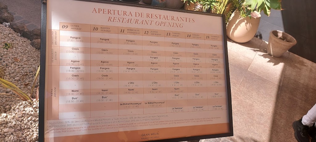 Agave. Restaurant mexicano — Carta