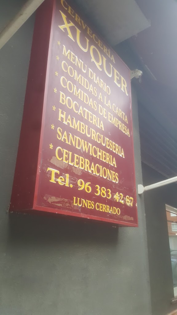 CERVECERIA XUQUER. — Carta