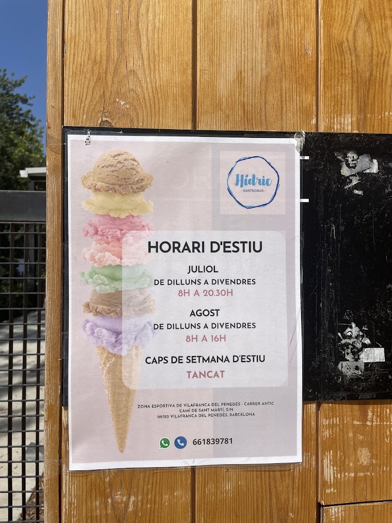 Hidric Gastrobar — Carta