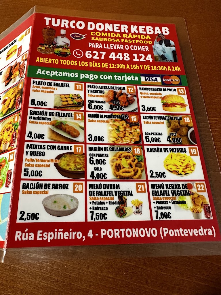 Turco Doner kebab — Carta
