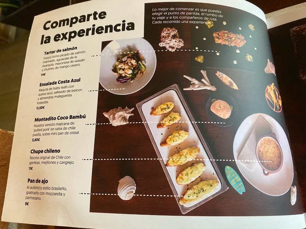 Coco Bambu Lounge Restaurant — Carta