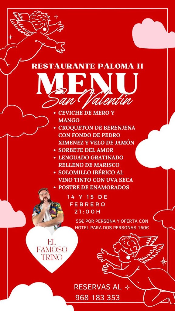 Restaurante Buffet Grill Paloma — Carta