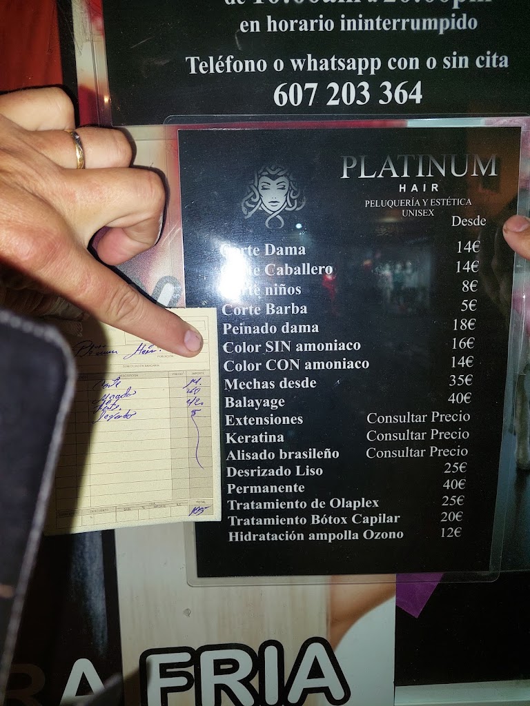 Platinum Hair — Carta
