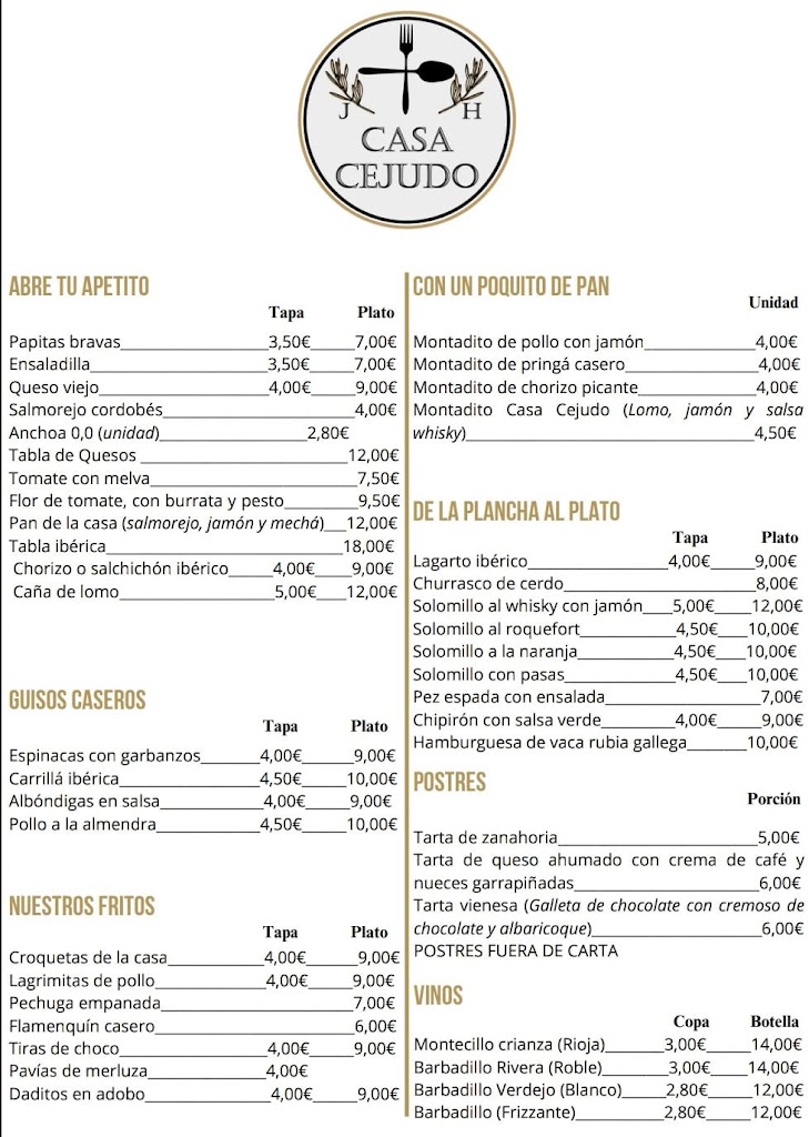 CASA CEJUDO — Mas recientes