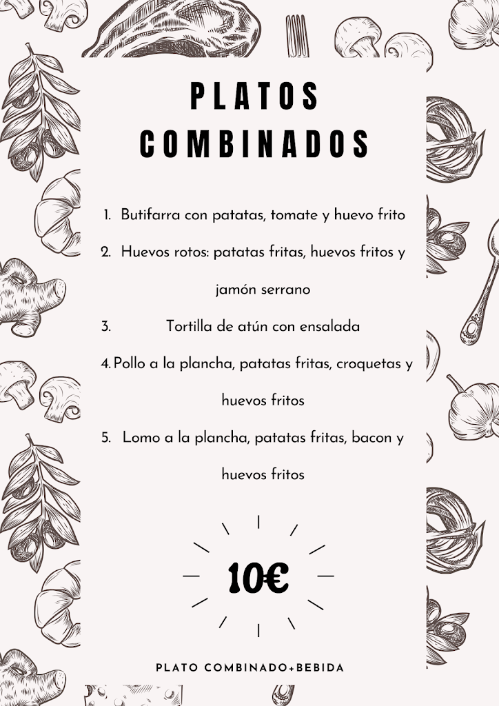 Twister Mataro | Bar - Restaurante — Carta