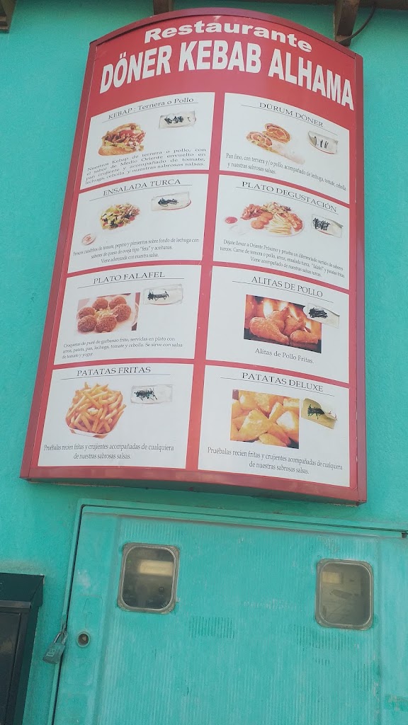Doner Kebab Alhama — Carta