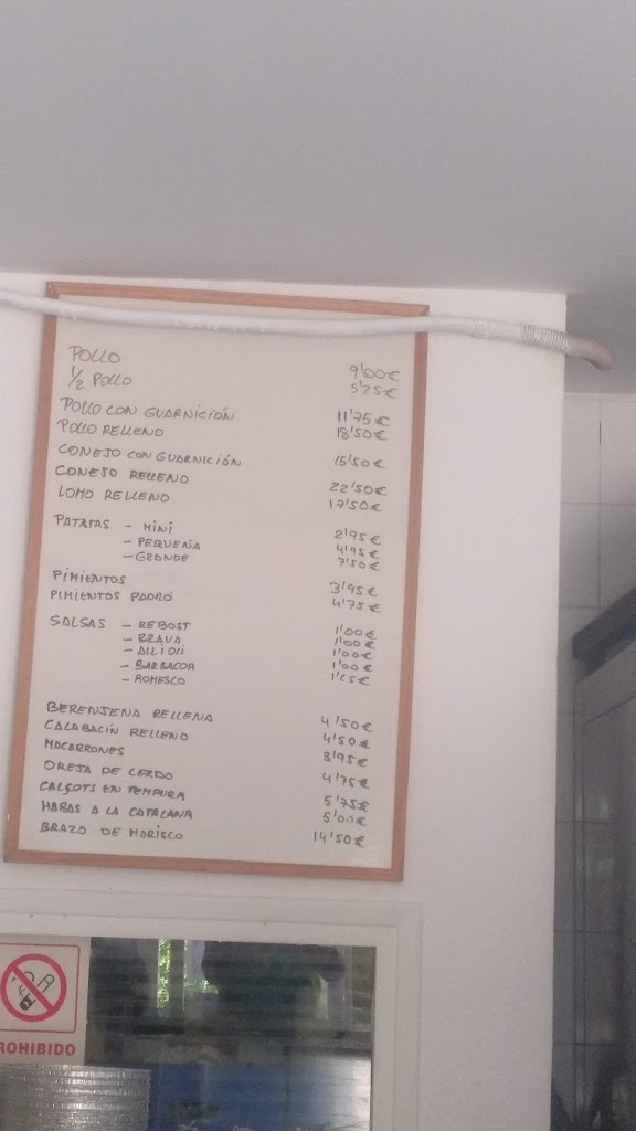 El Rebost del Gourmet — Carta