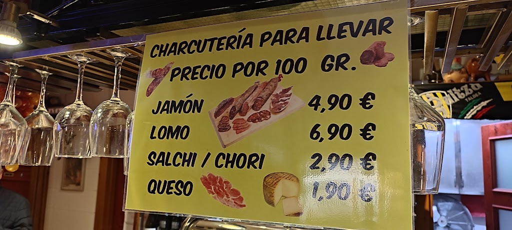 PATA NEGRA Pintxos — Carta