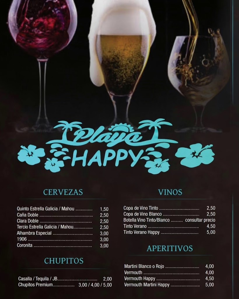 Playa Happy — Carta