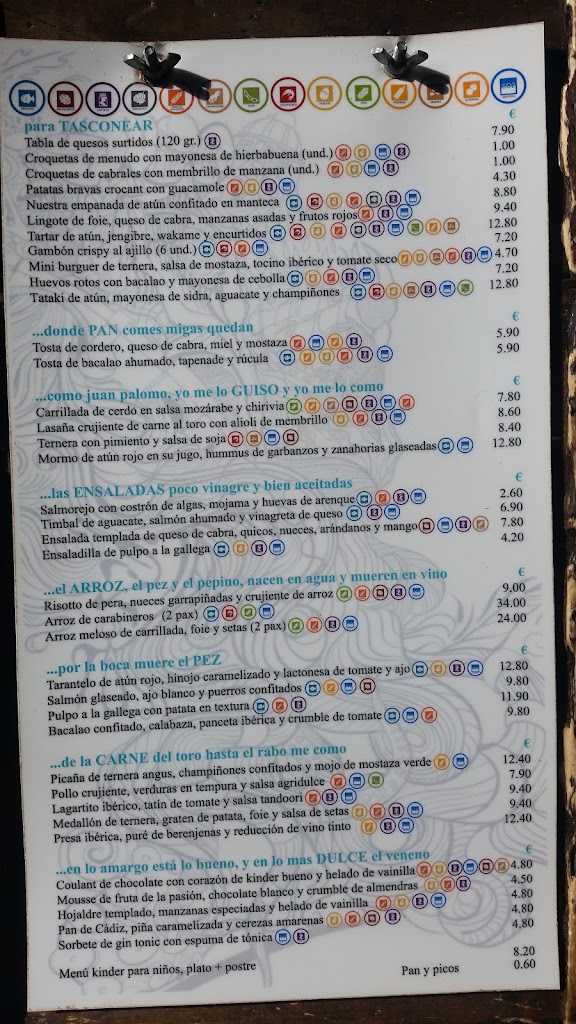 Latascona — Carta