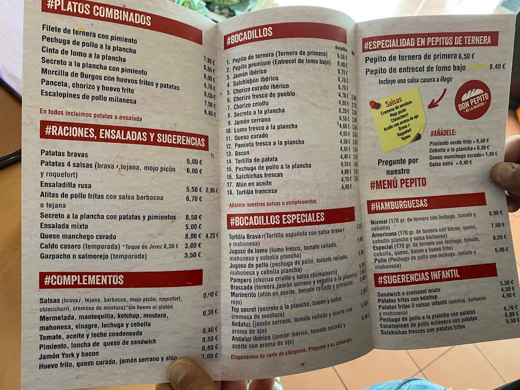 Don Pepito De La Mancha — Carta