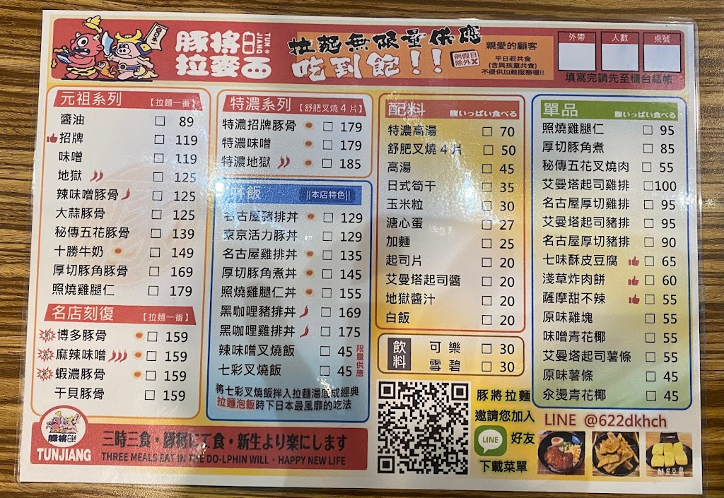 豚將拉麵-學府店 的照片