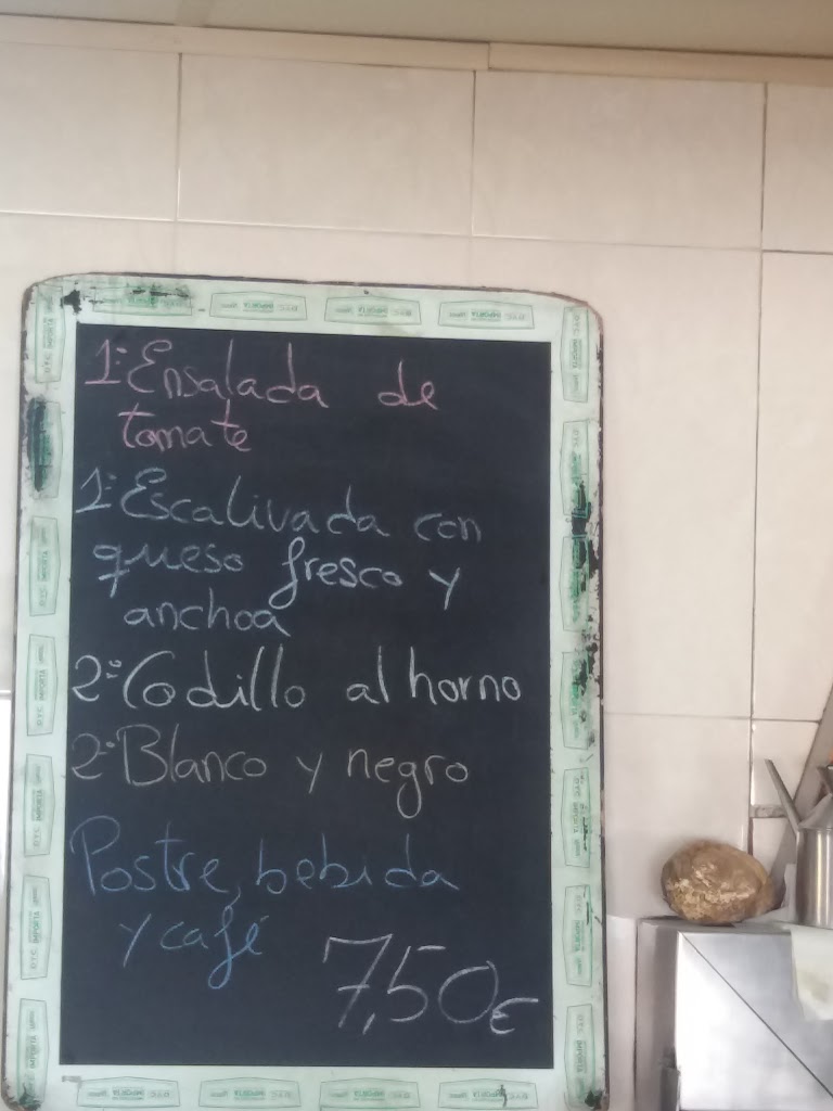 Restaurante Pio XII — Carta
