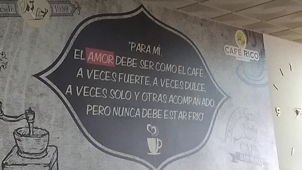 Cafe Los Sosa — Carta