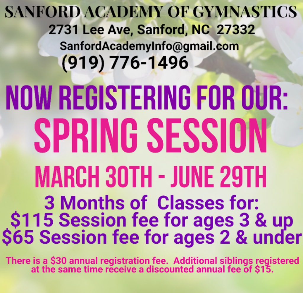  Sanford Academy of Gymnastics & Cheer