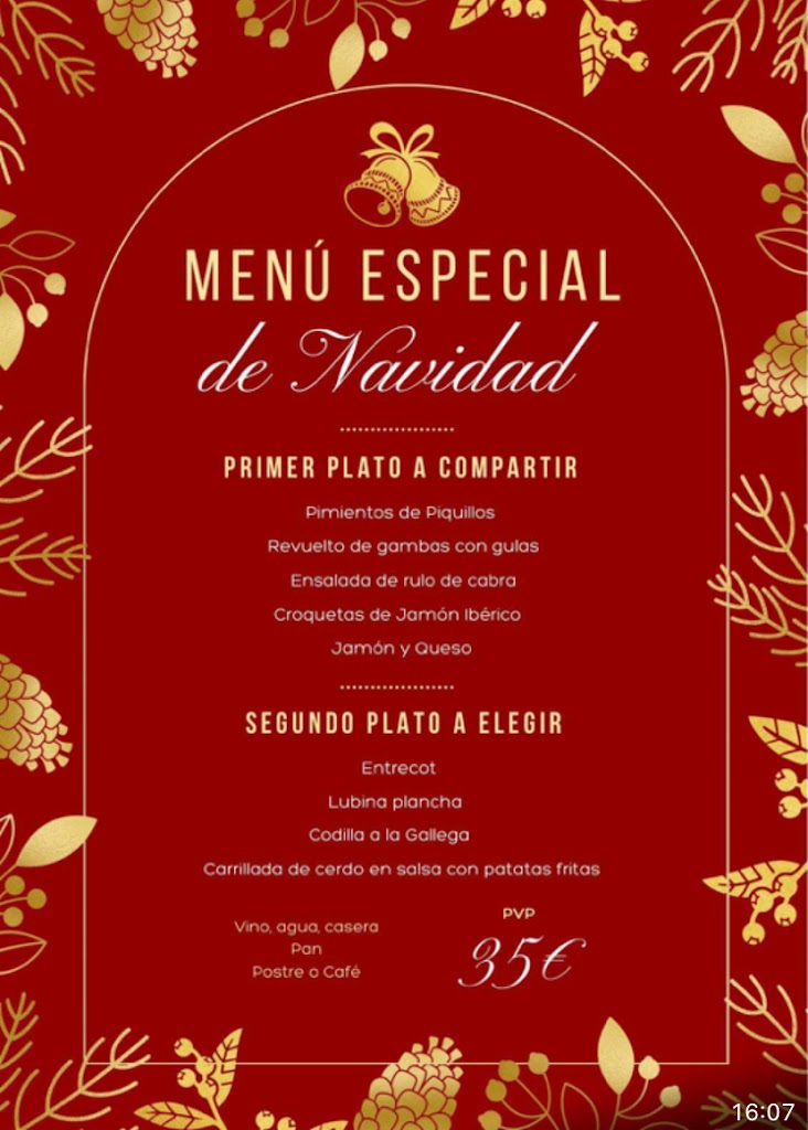 Cafe El Molino — Carta