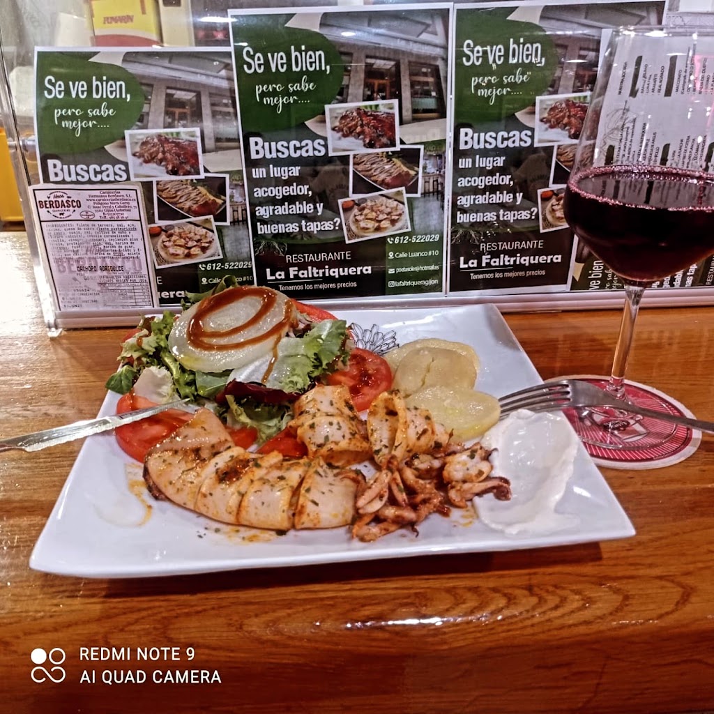 Restaurante La Faltriquera — Carta