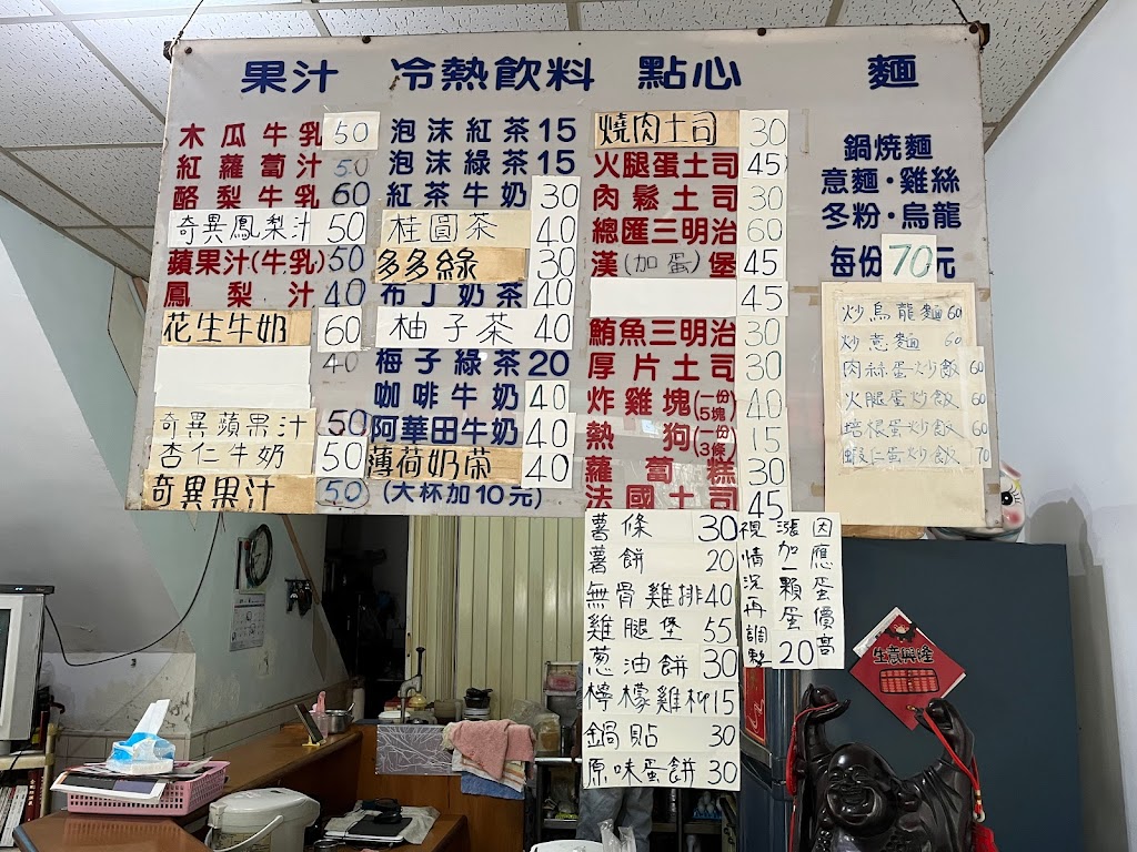 木瓜牛奶早餐 的照片