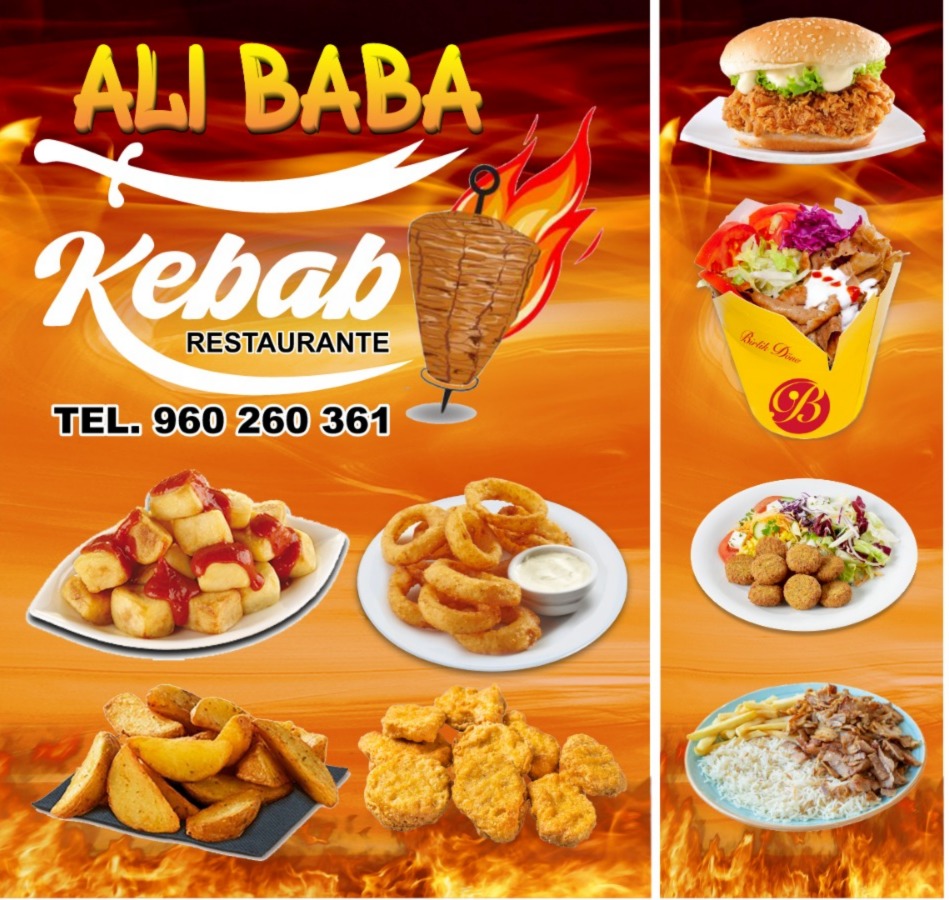 Ali Baba Kebab Pizzeria Restaurant — Carta