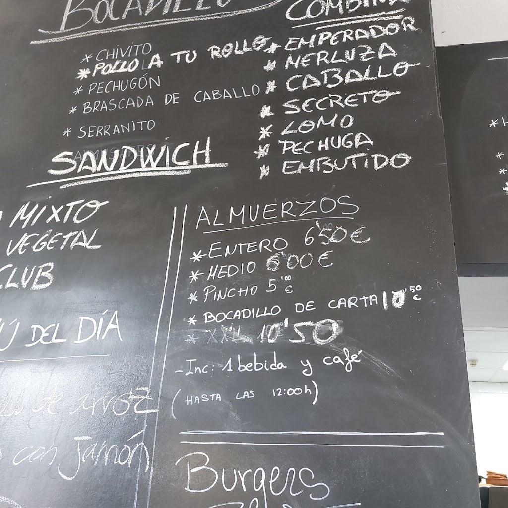 Bar Casa Cultura Alboraya — Carta