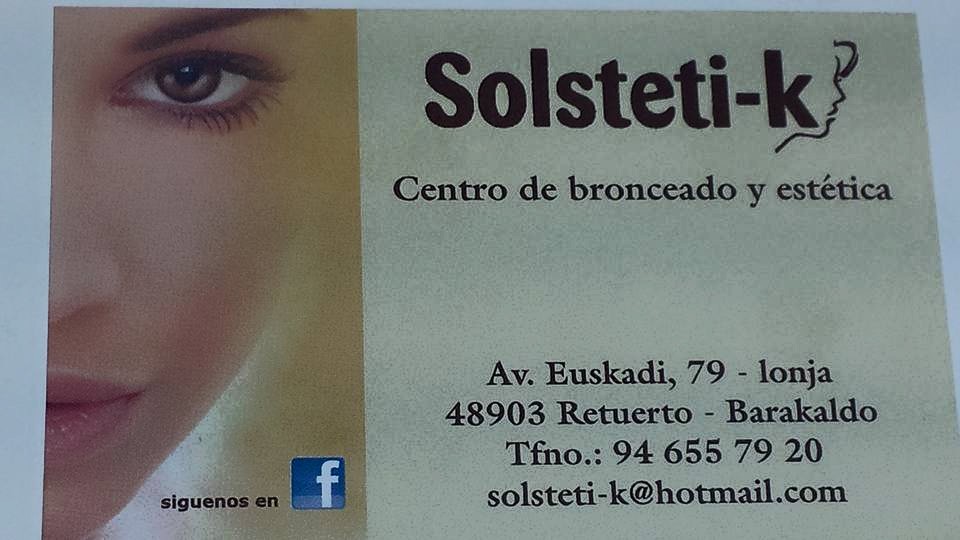 Solstetik Barakaldo — Del propietario