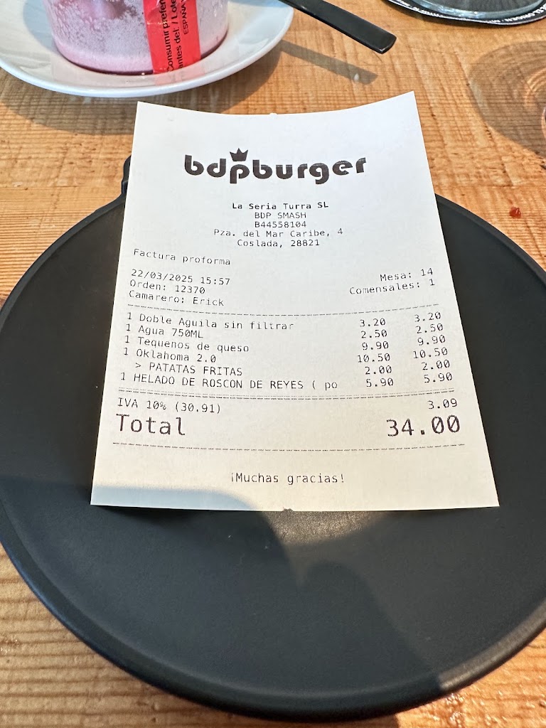 Restaurante BDP Smash Coslada — Mas recientes