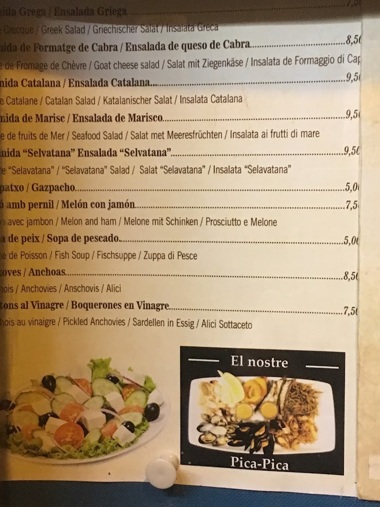 La Galera — Carta