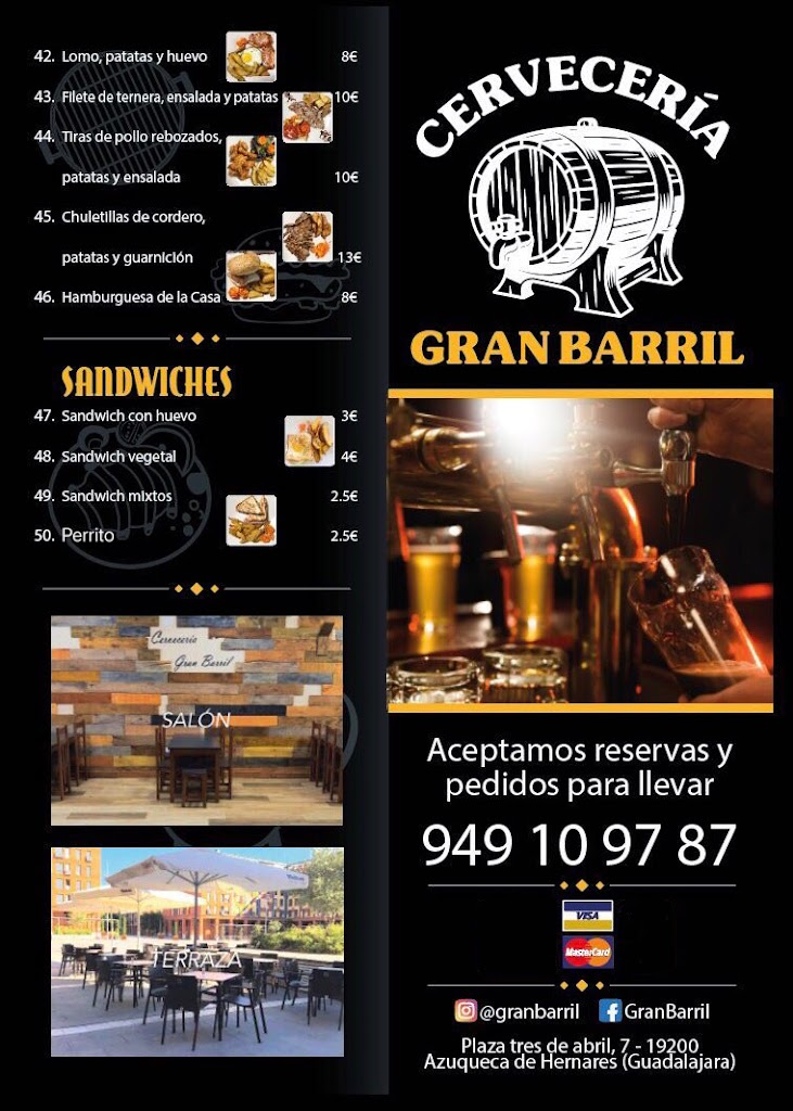 CERVECERIA GRAN BARRIL — Del propietario