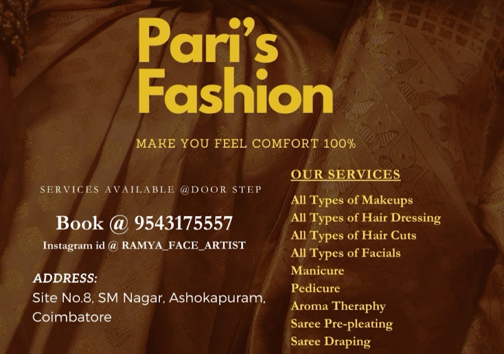 Pari S Fashion Saree Prepleating Draping Services