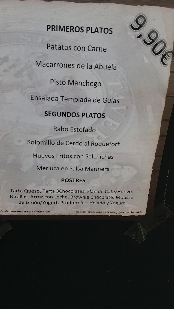 Remigio Sport Tavern La Albericia — Carta