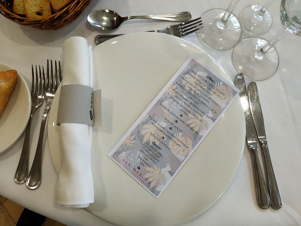 Complejo Gastronomico San Marcos — Carta