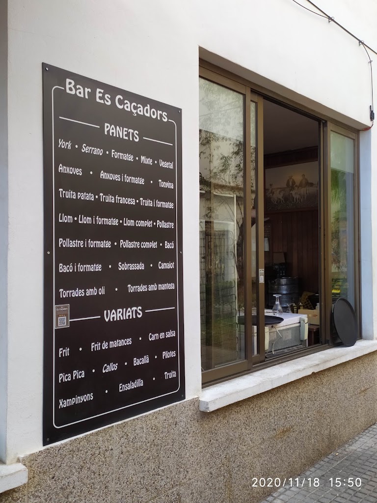 Bar Los Cazadores — Carta