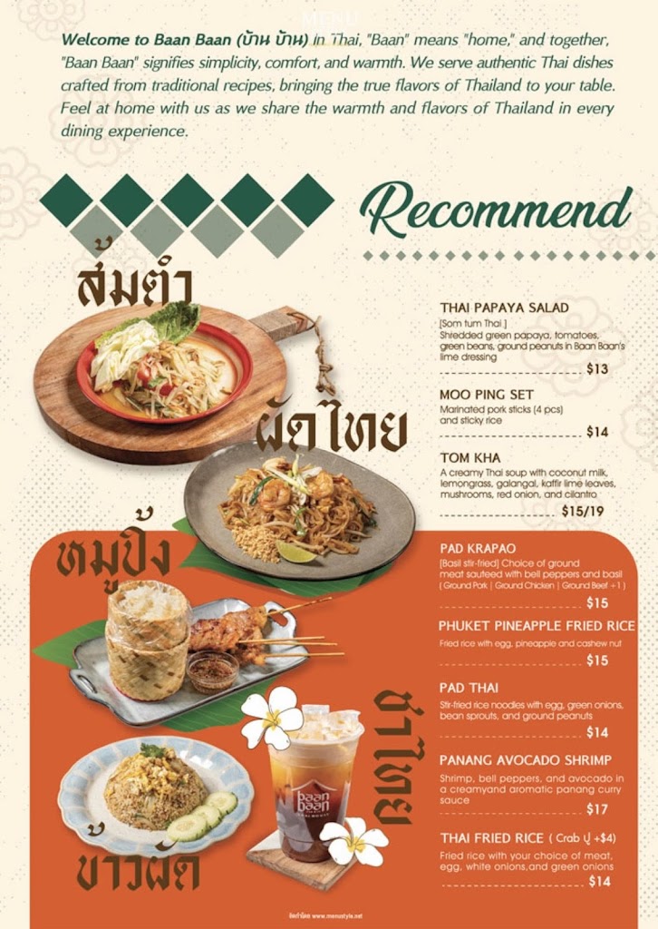 BAANBAAN - THAI HOUSE
