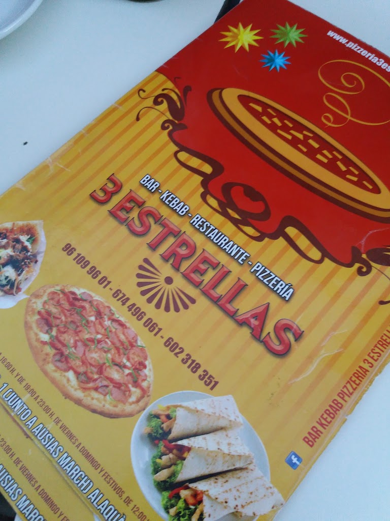 3 Estrellas — Carta
