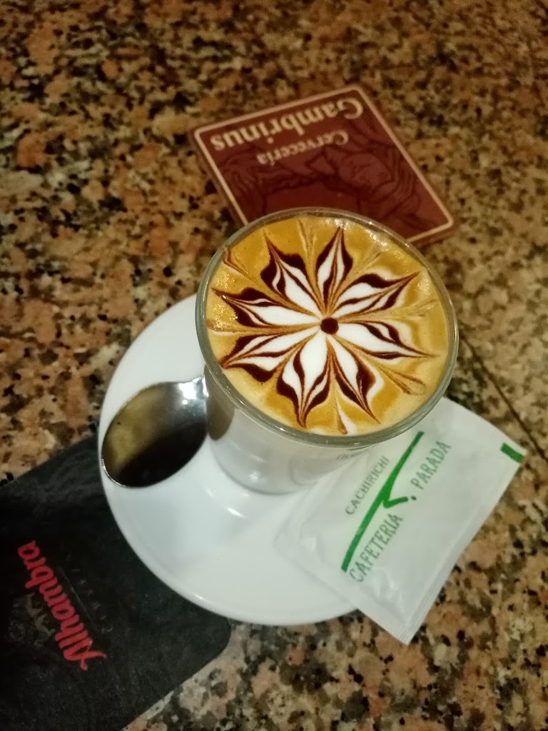 Cafeteria Parada — cafe con leche