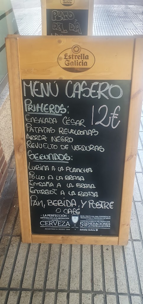 Taberna Andallego — Carta