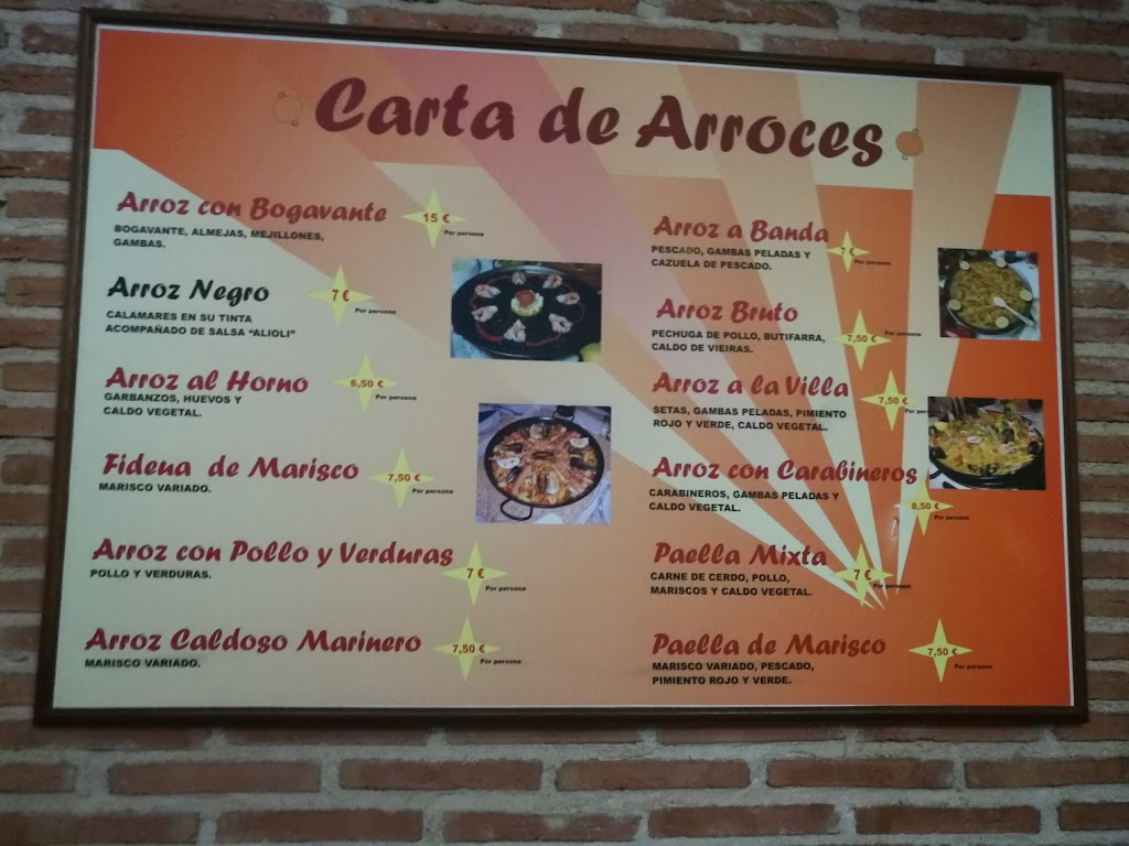 bar cafeteria La Ronda — Carta
