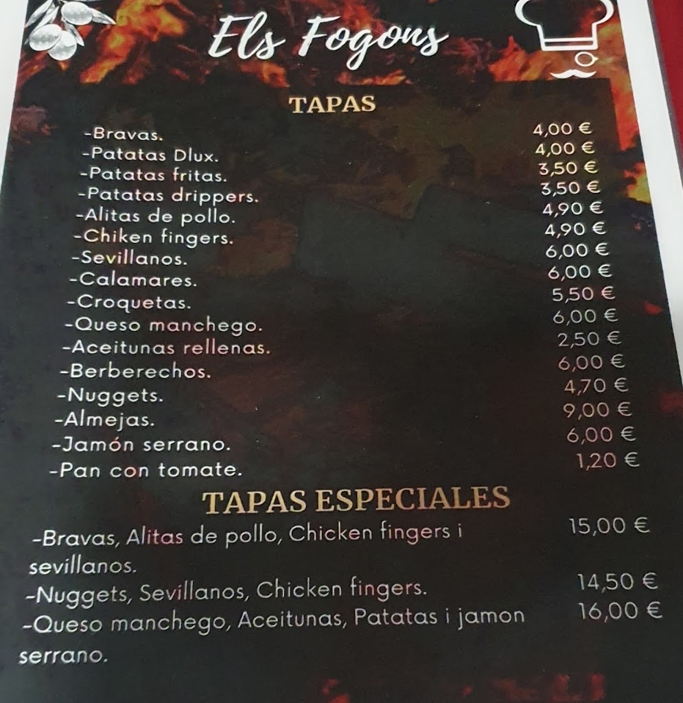 Els Fogons de Mas Botins — Carta