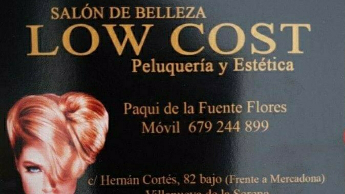 PELUQUERIA Y ESTETICA LOW COST PAQUI