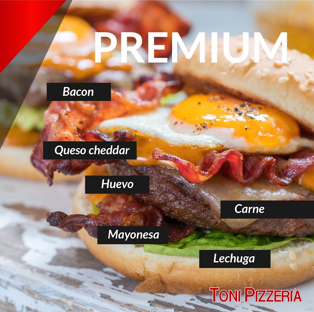 Toni Pizzeria — Carta